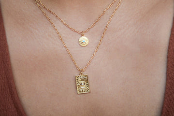 Protect the Wild Evil Eye Necklace: 18 inchesy