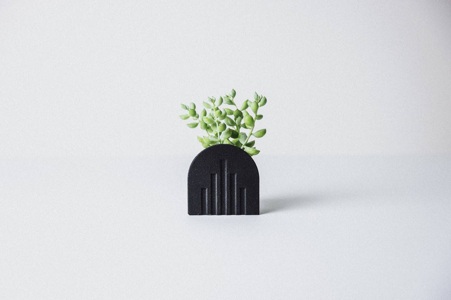 Copo Small planters - Ribon - Black