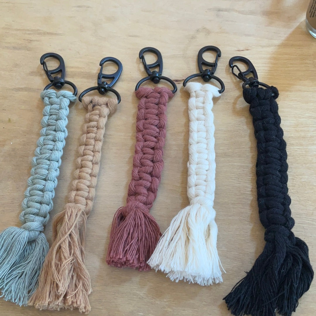 Macrame key chains