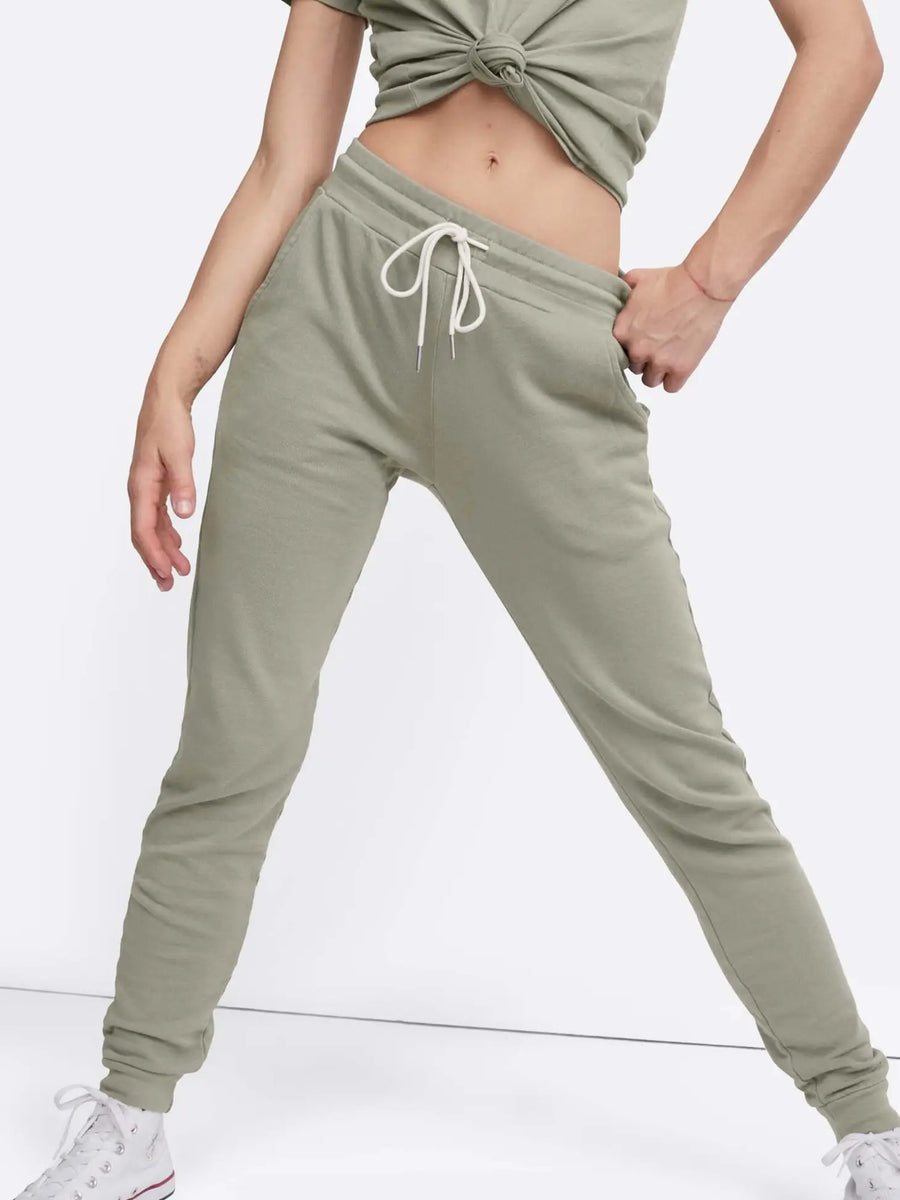 Organic Terry Classic Jogger - Sage